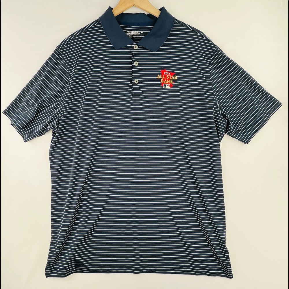 NIKE GOLF MENS TOUR PROFORMANCE DRI-FIT MN TWINS 2014 ALL STAR GAME POLO SHIRT